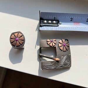 TexHAs ranger buckle set